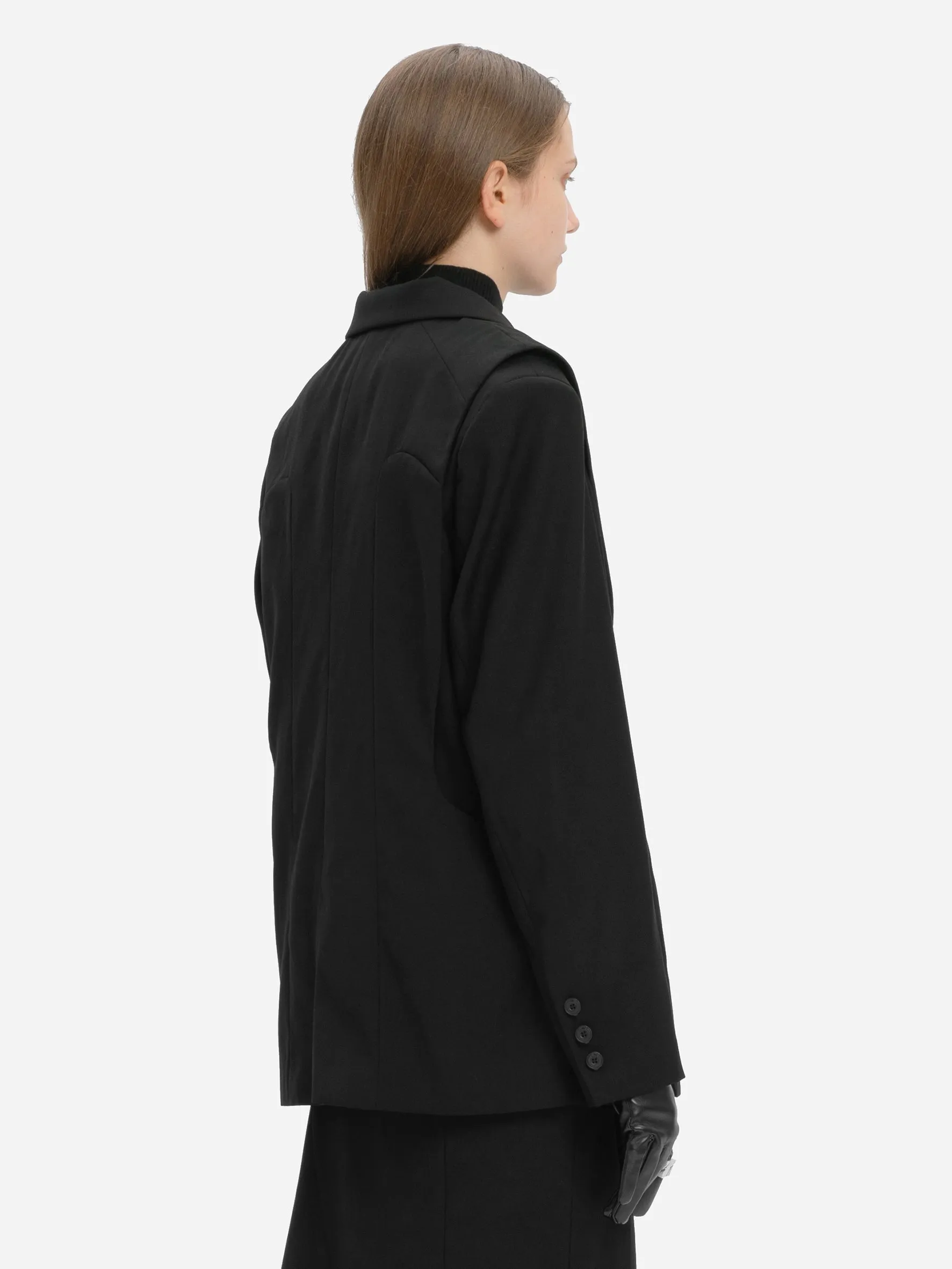 004 - Layered Arc Cutting Tailored Jacket