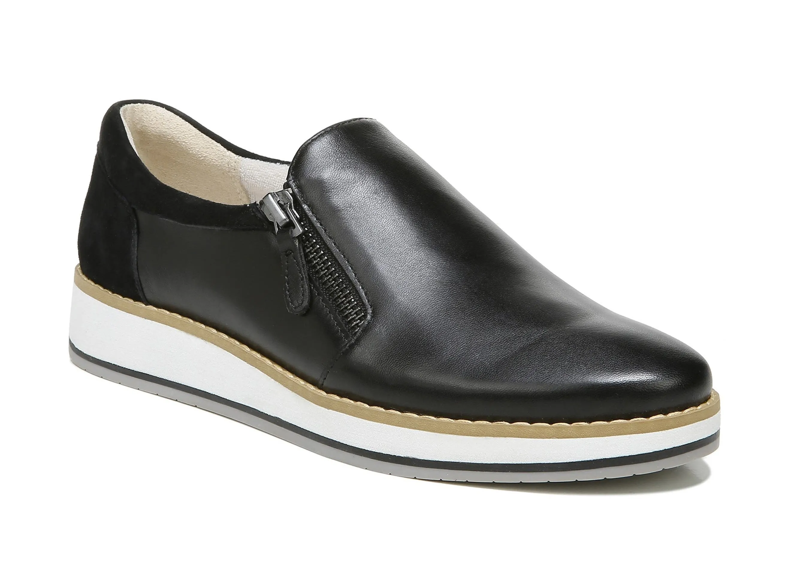 27 Edit Naturalizer Womens Devlyn Zip Up Loafers