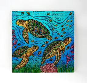 3 Loggerheads Wall Art