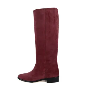 Achillea suede, burgundy