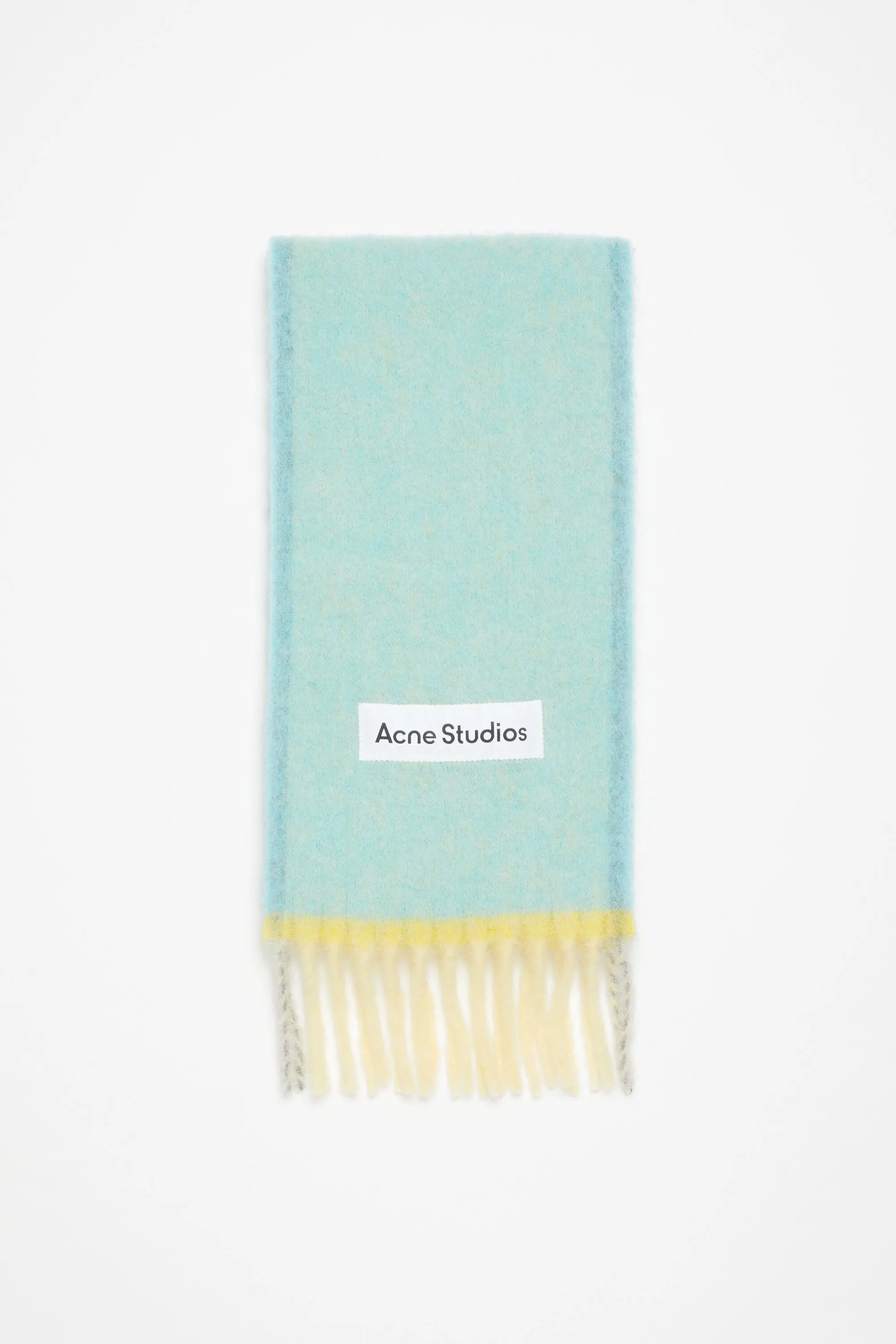 Acne Studios Wool Mohair Scarf - Narrow (Light Blue)