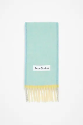 Acne Studios Wool Mohair Scarf - Narrow (Light Blue)