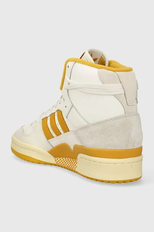 adidas Originals leather sneakers Forum 84 Hi beige color IG0053