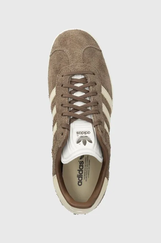 adidas Originals leather sneakers Gazelle brown color IG4392