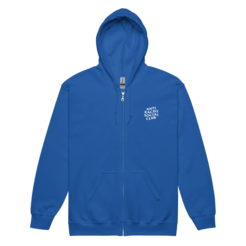 Anti Racist Social Club Zip-Up Hoodie