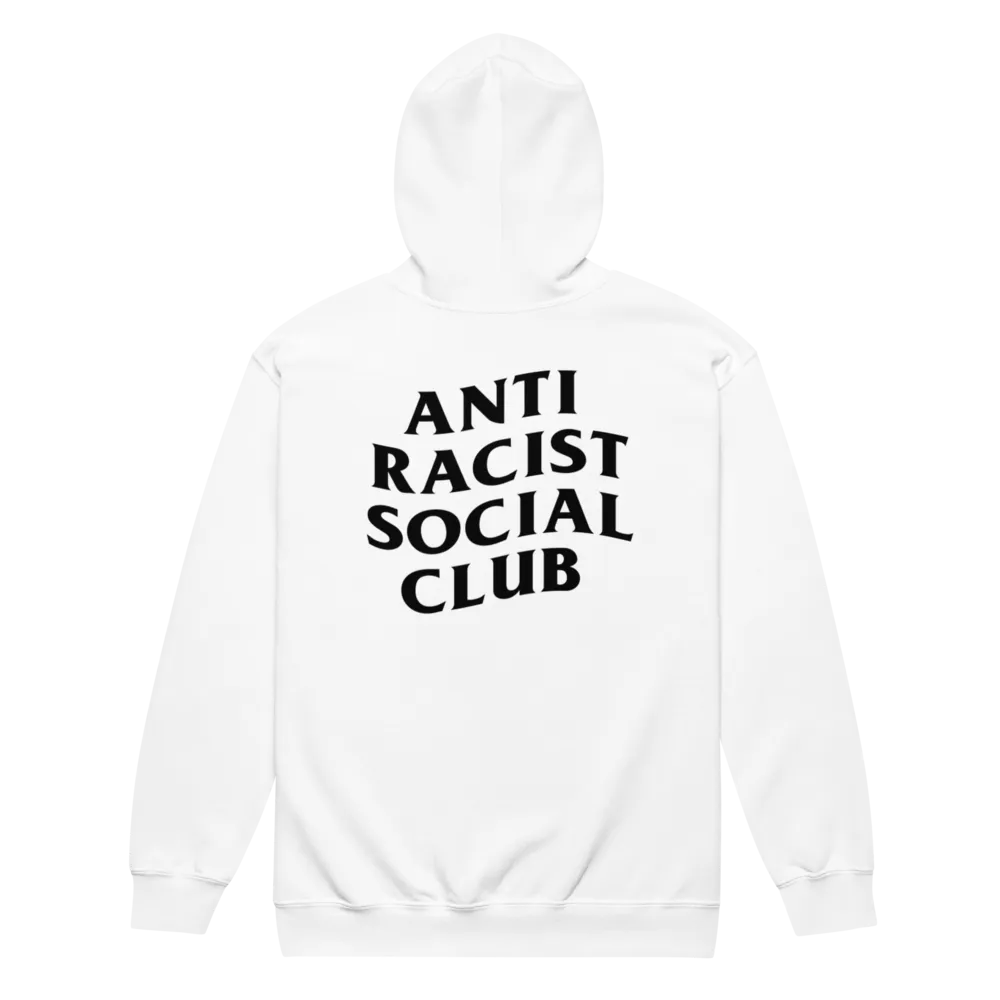 Anti Racist Social Club Zip-Up Hoodie