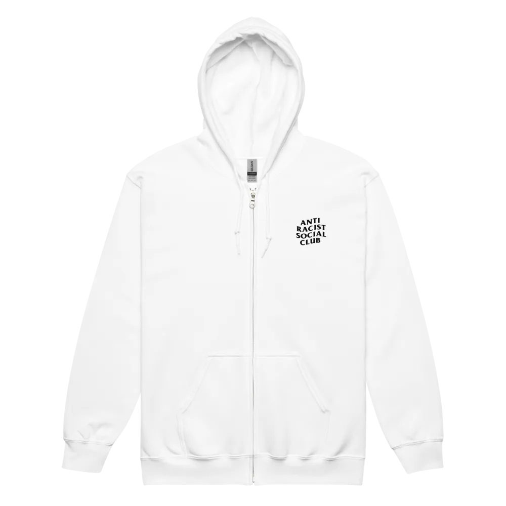 Anti Racist Social Club Zip-Up Hoodie