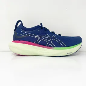 Asics Womens Gel Nimbus 25 1012B356 Blue Running Shoes Sneakers Size 9