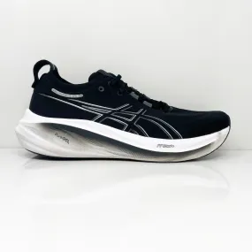 Asics Womens Gel Nimbus 26 1012B601 Black Running Shoes Sneakers Size 11.5