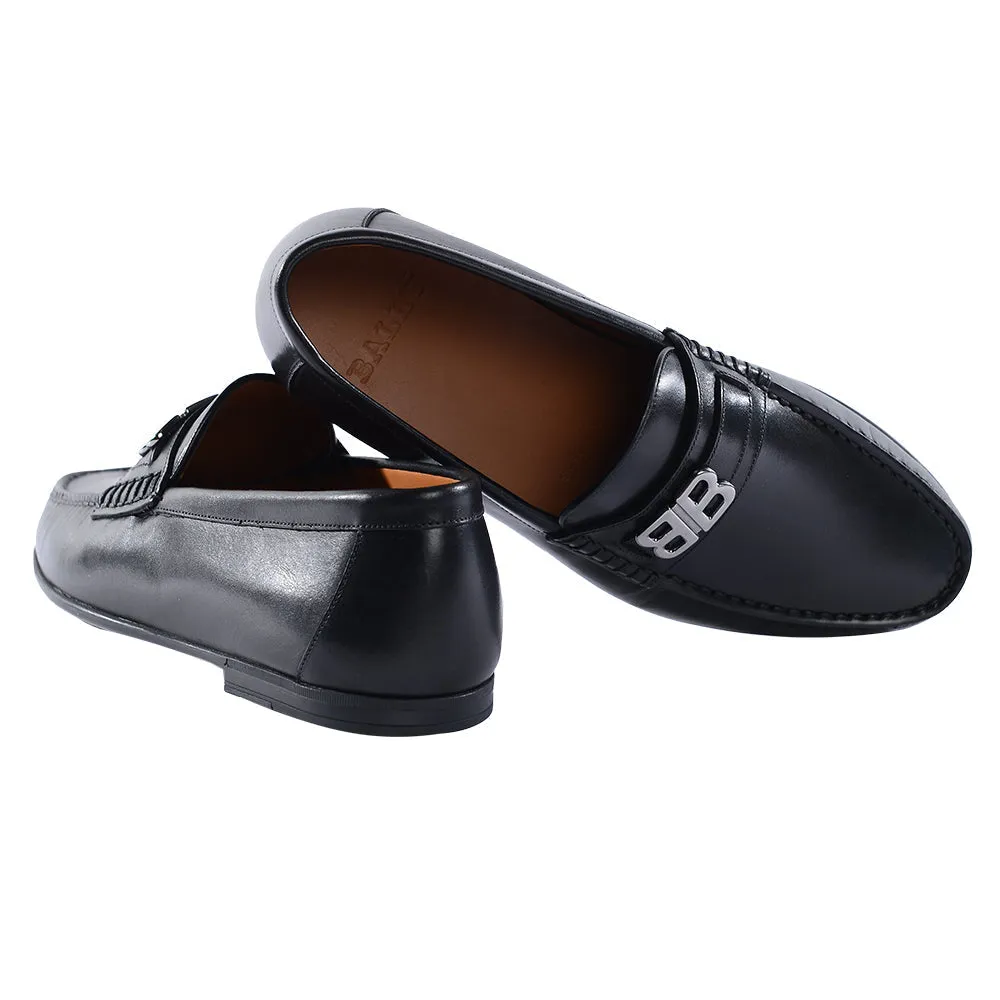 Bally Mens Moccasins in Black