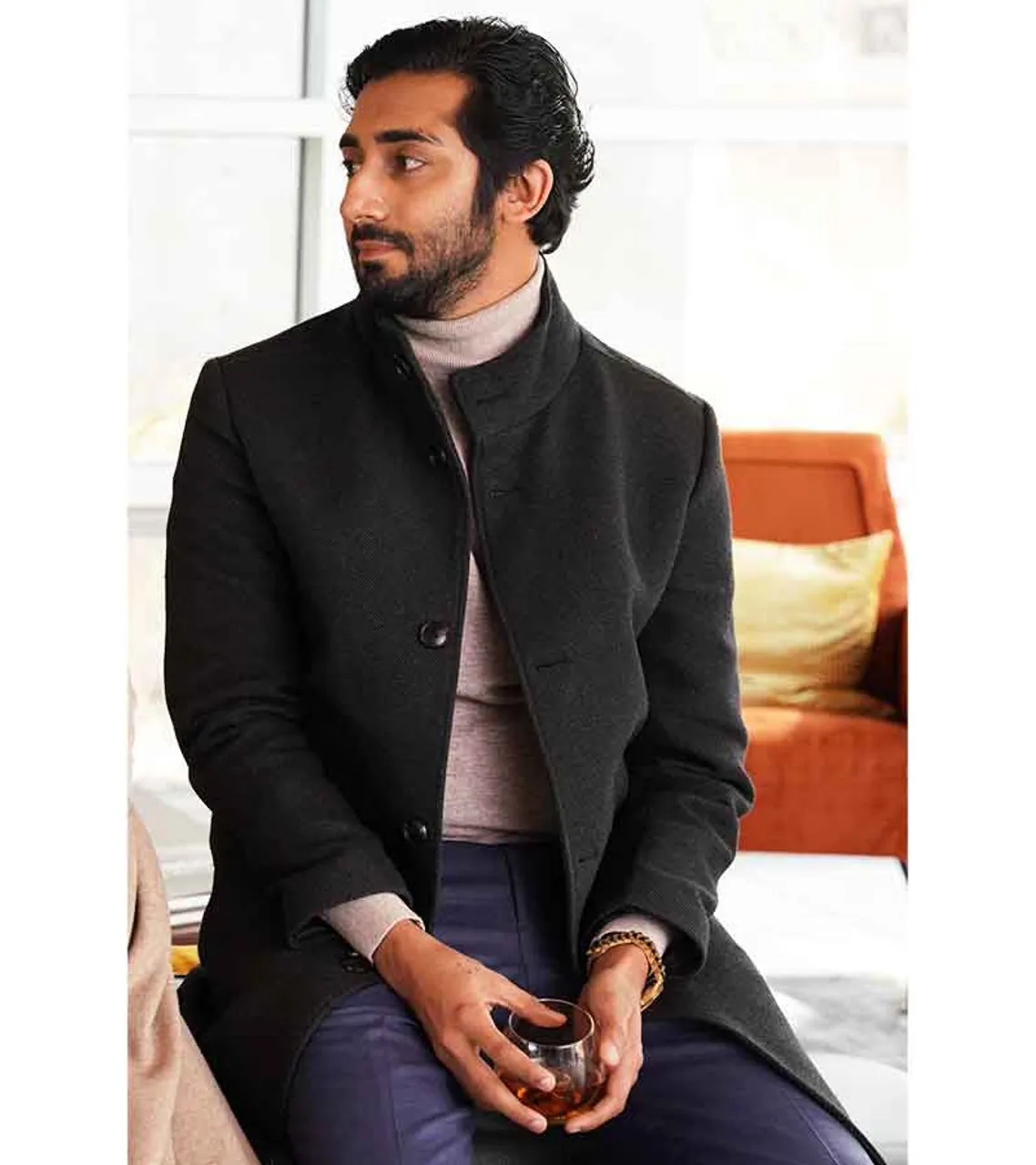 Big Sky Vinny Chhibber Grey Wool Coat