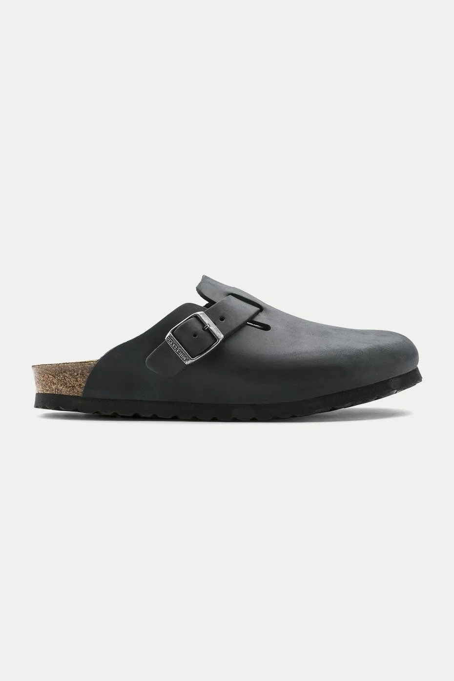 Black Boston Oiled Clogs