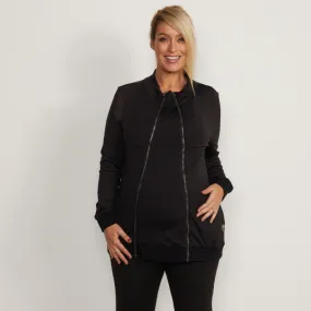 Black Convertible Pregnancy & Breastfeeding Jacket