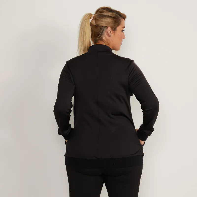 Black Convertible Pregnancy & Breastfeeding Jacket