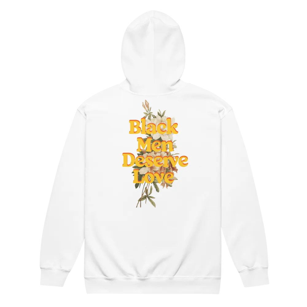 Black Men Deserve Love Zip-Up Hoodie