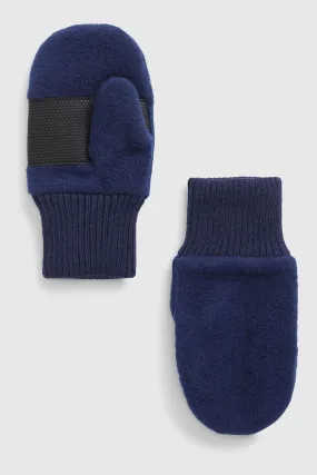 Blue Fleece Mittens