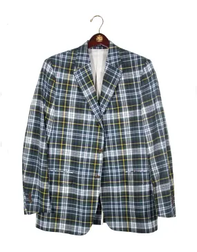 BLUE GREEN WHITE MADRAS SPORT COAT