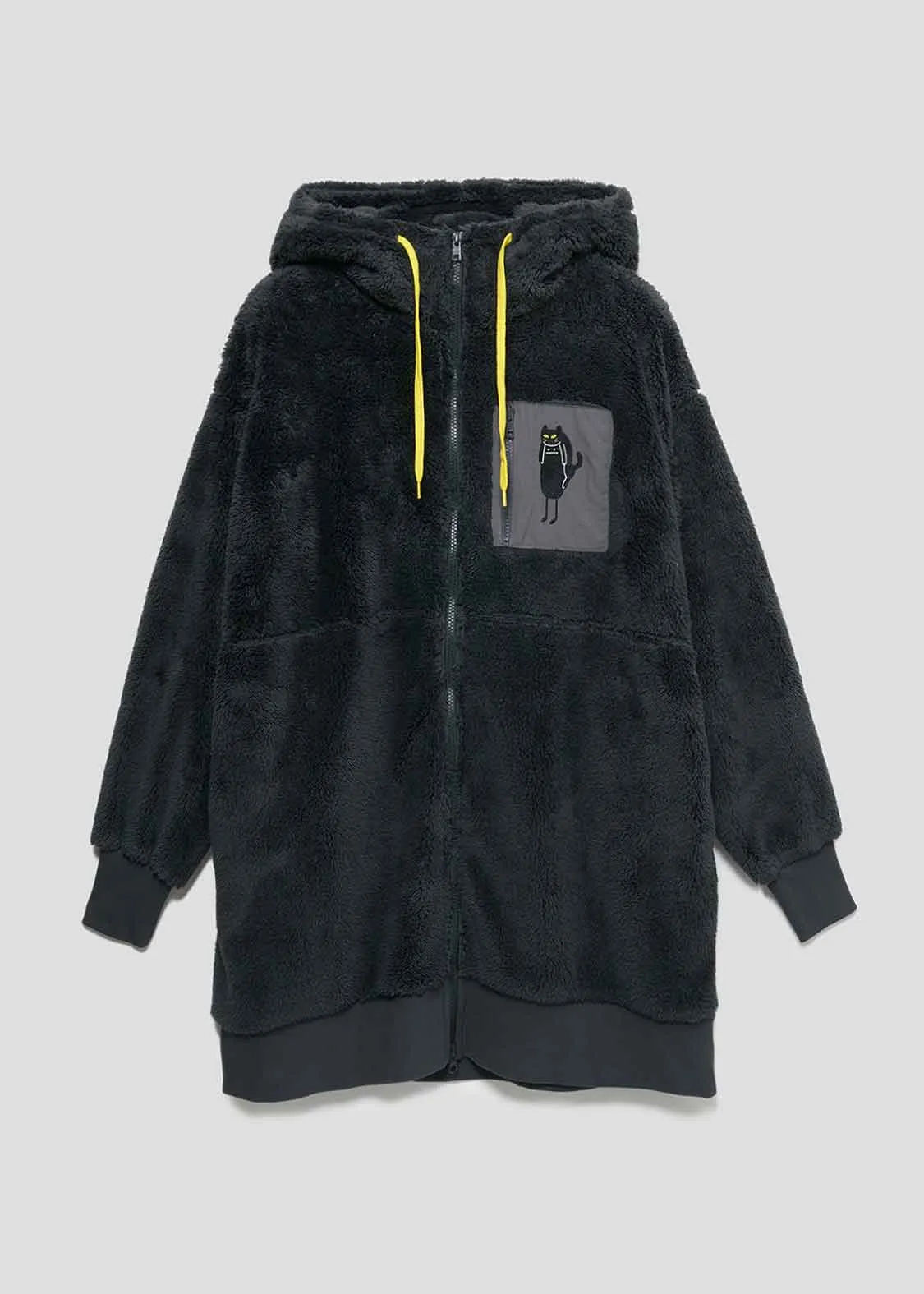 Boa Fleece Long Sleeve Parka (Nekokaburi Beautiful Shadow)