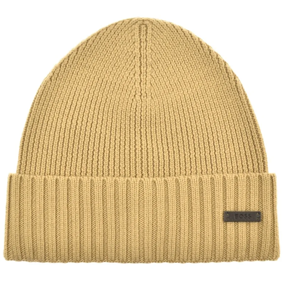 BOSS Fati Beanie Beige