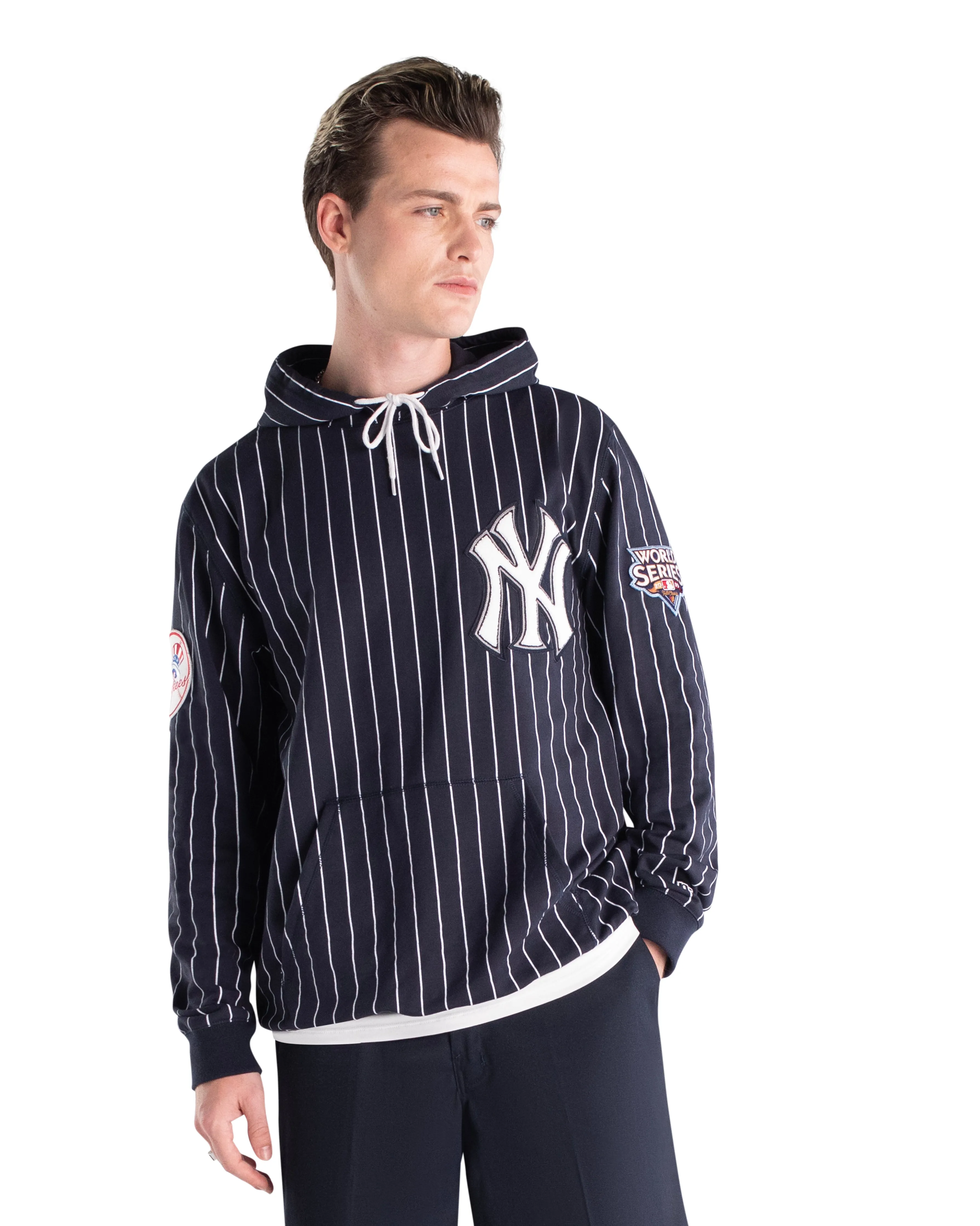 Boston Red Sox Logo Select Pinstripe Hoodie