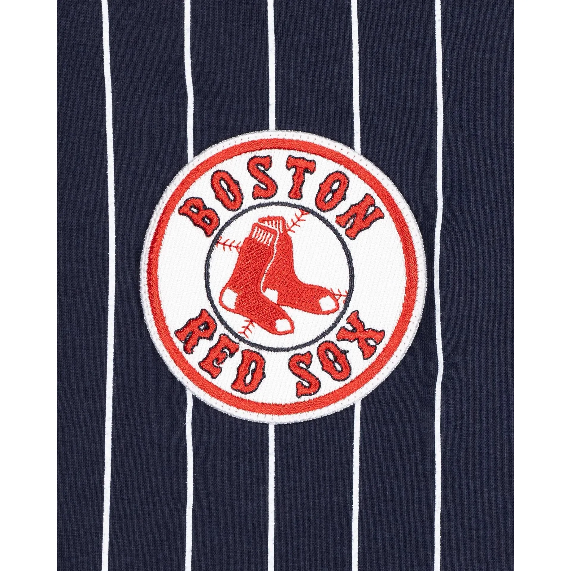 Boston Red Sox Logo Select Pinstripe Hoodie