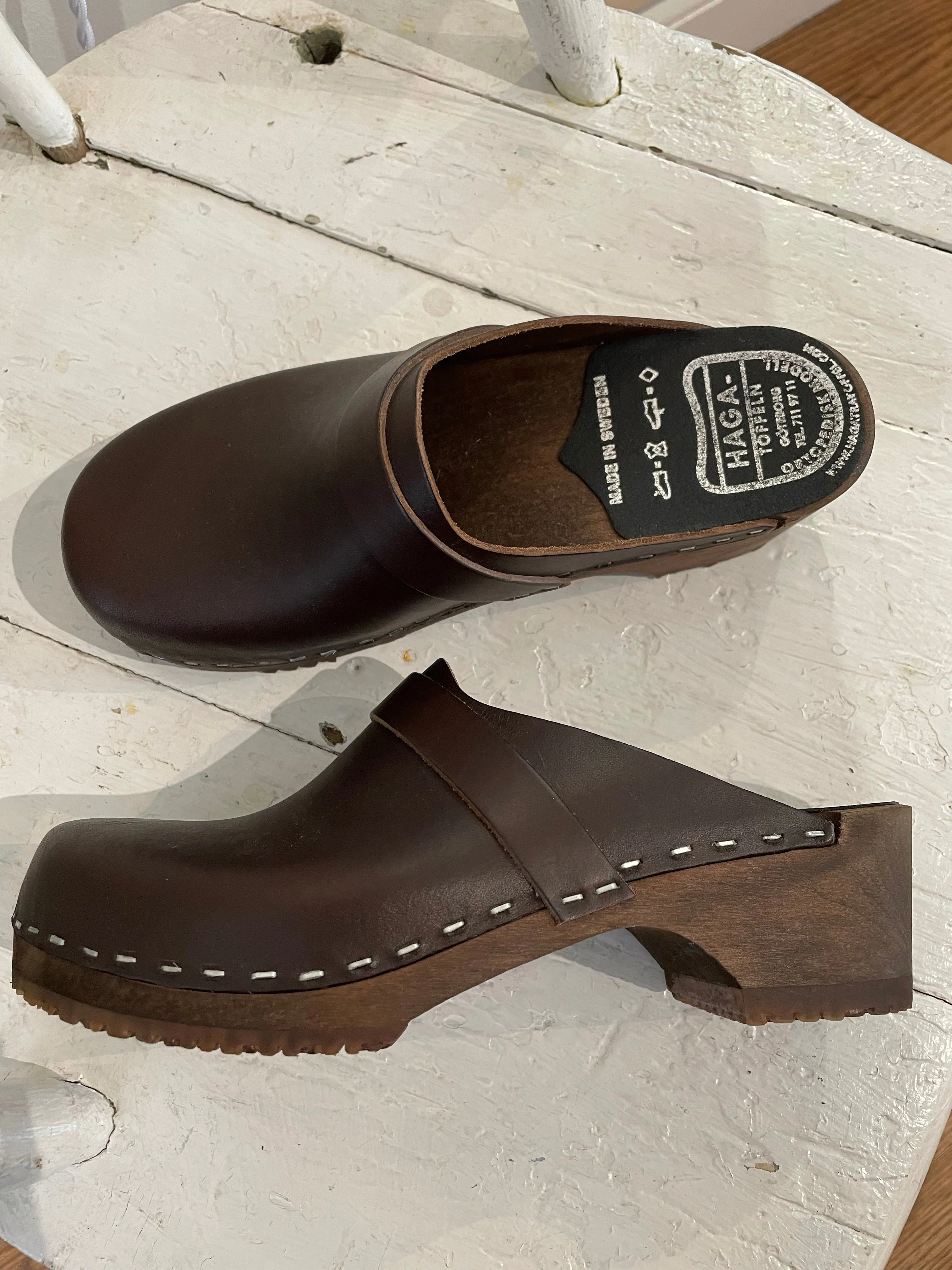 Brun Swedish Clogs