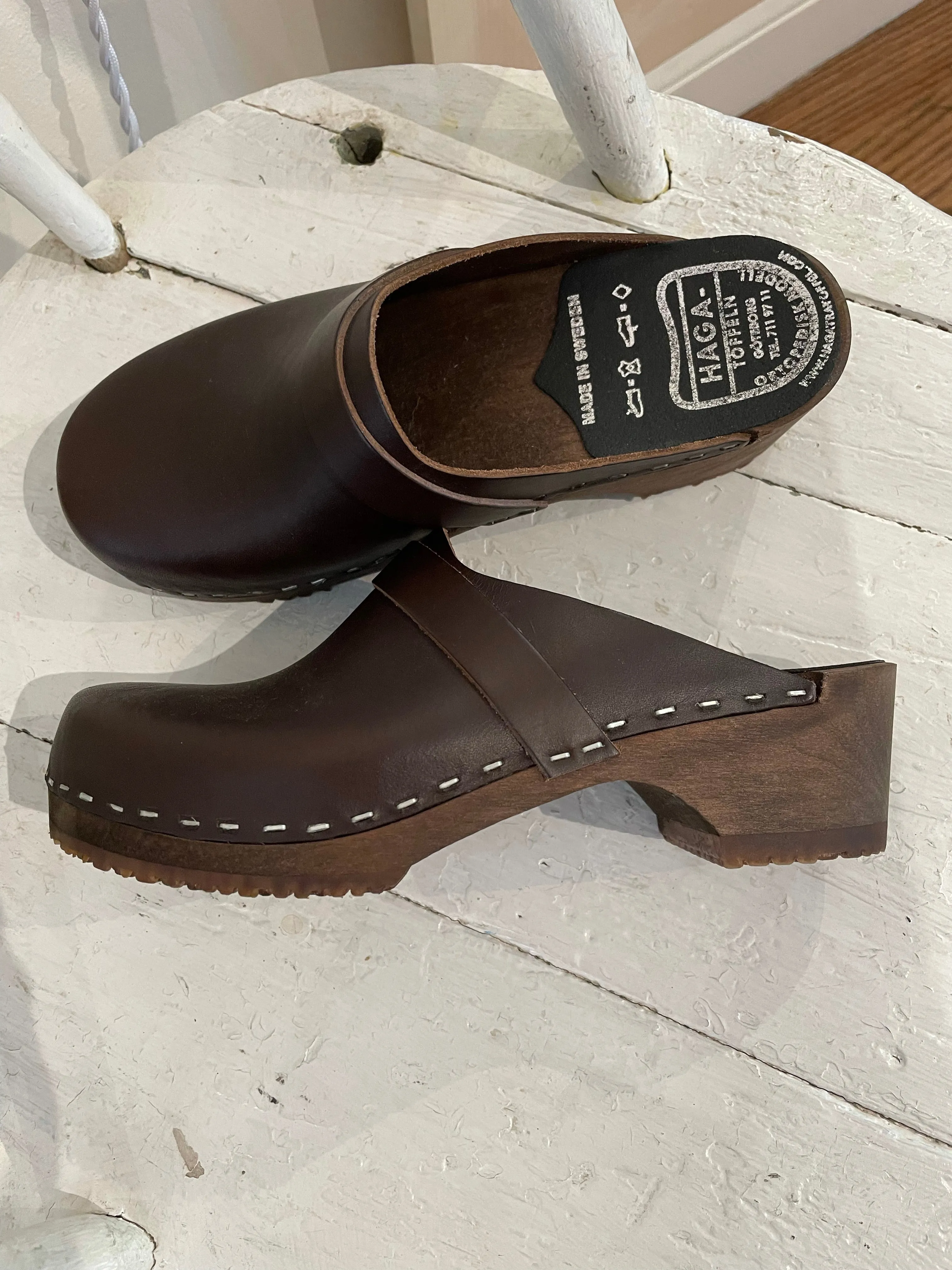 Brun Swedish Clogs