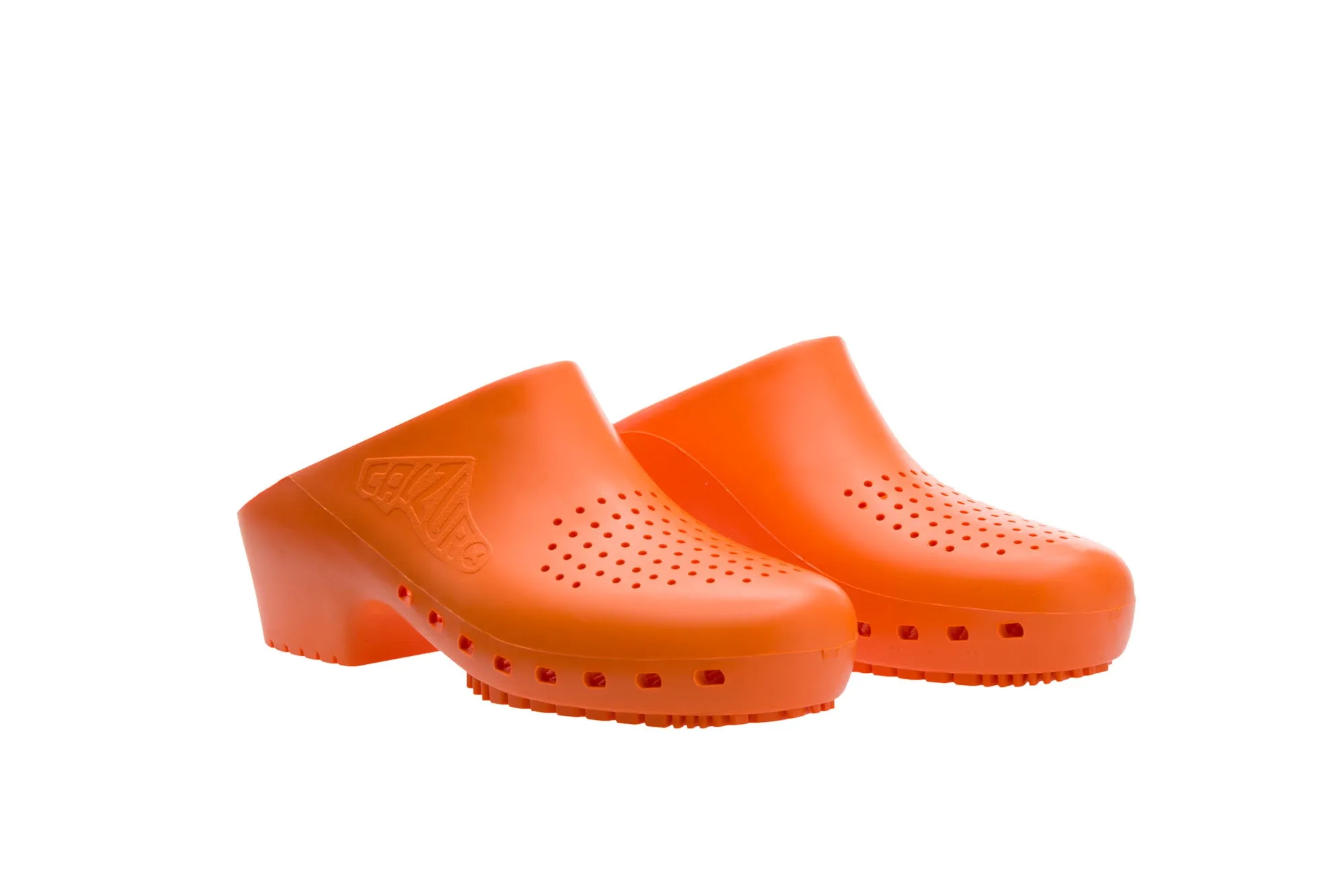 Calzuro Classic clogs with Upper Holes - Orange