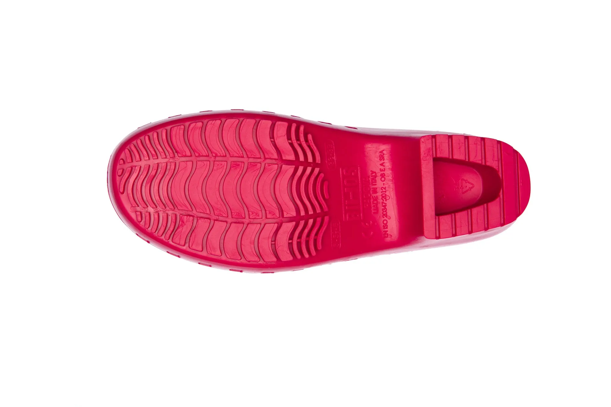 Calzuro Classic clogs with Upper Holes - Raspberry