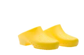 Calzuro Classic clogs with Upper Holes - Yellow