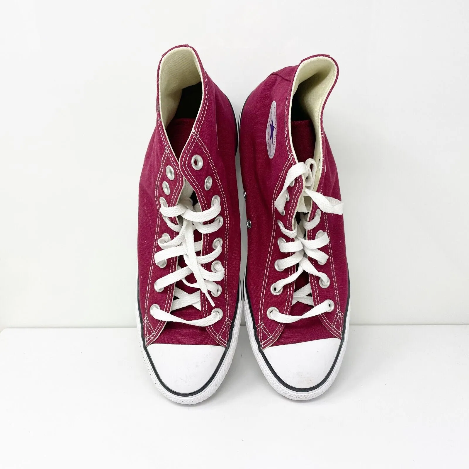 Converse Unisex CT All Star Hi M9613 Red Casual Shoes Sneakers Size M 10 W 12