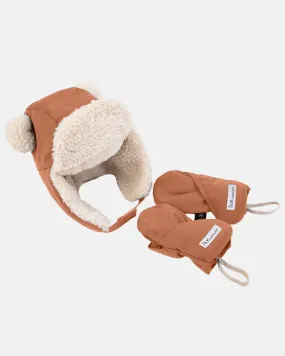 Cub Set - Benji Sherpa | Hat & Mittens | Spice