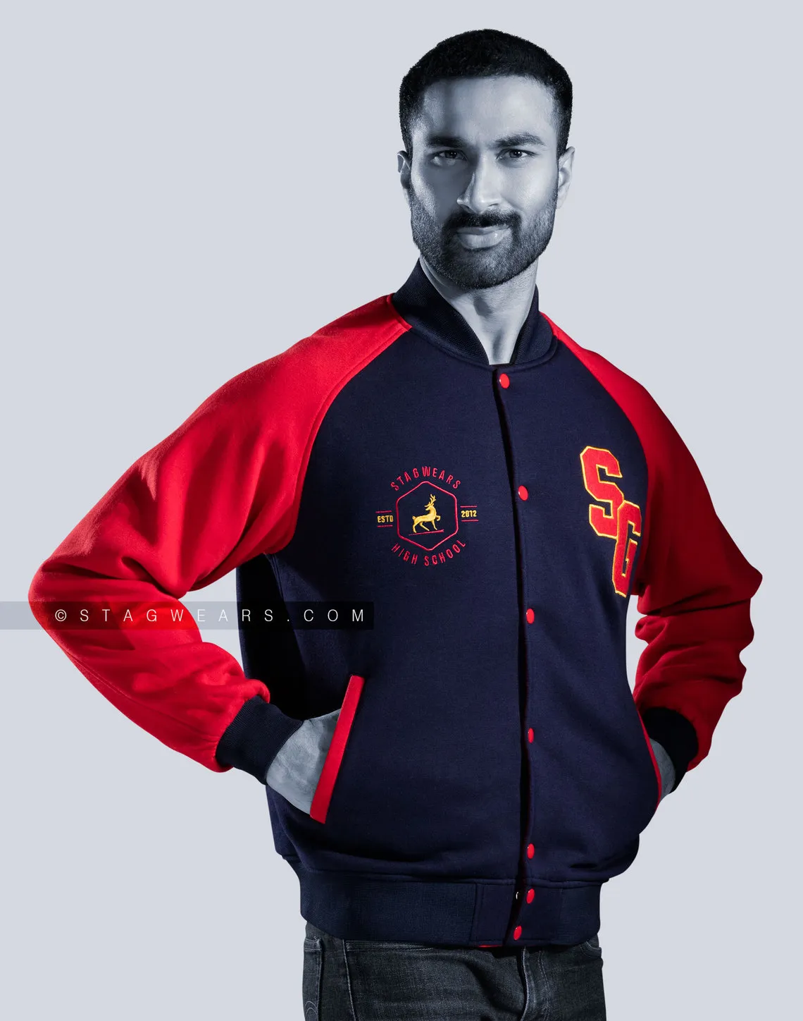 Custom Reversible Varsity Jackets Fleece | Seniors Jackets