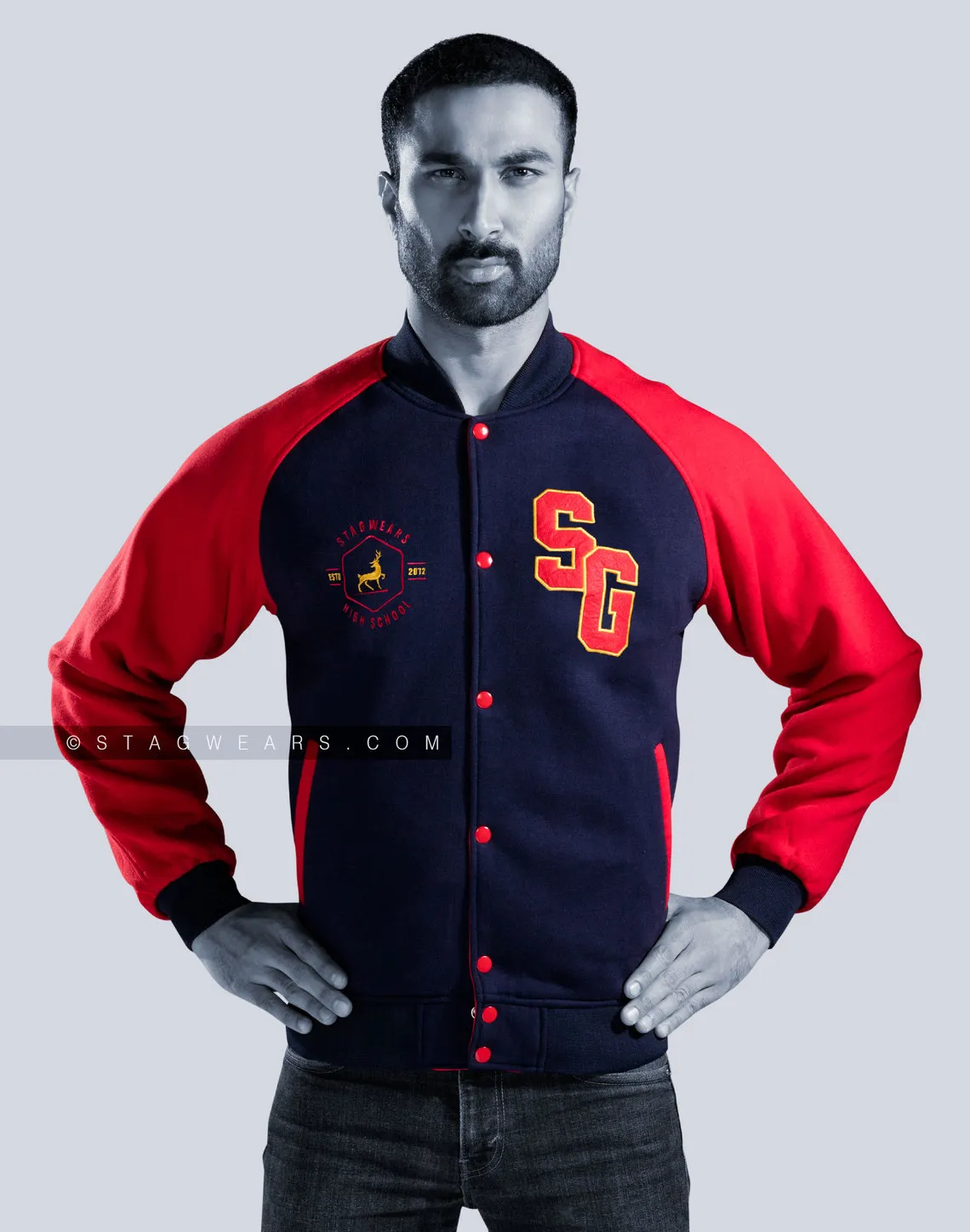 Custom Reversible Varsity Jackets Fleece | Seniors Jackets