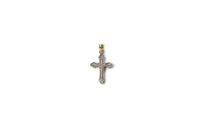 Diamond Cross Charm