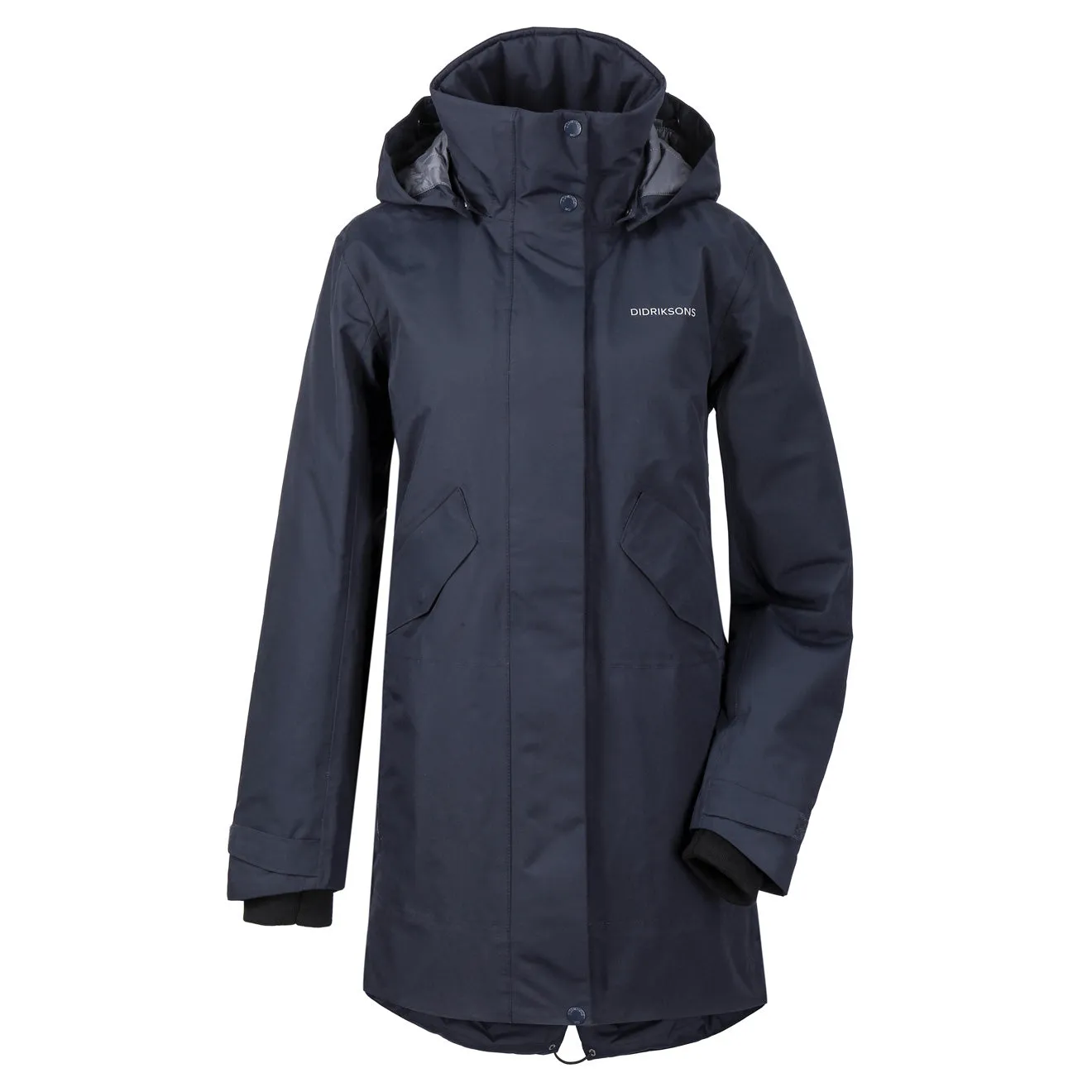 Didriksons Womens Tanja Parka 4 Dark Night Blue