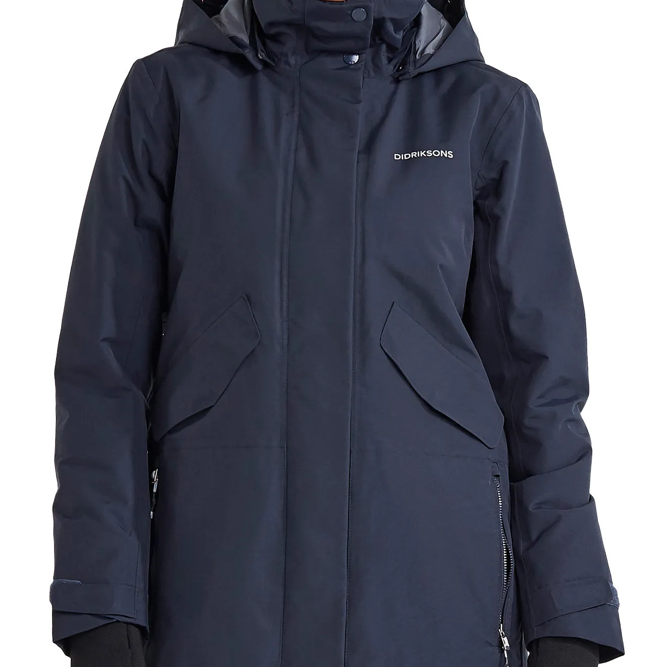 Didriksons Womens Tanja Parka 4 Dark Night Blue