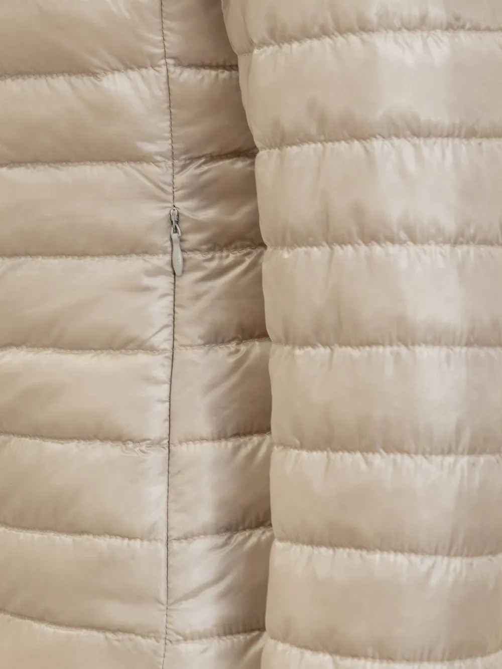 Down Jacket with Stand-Up Collar