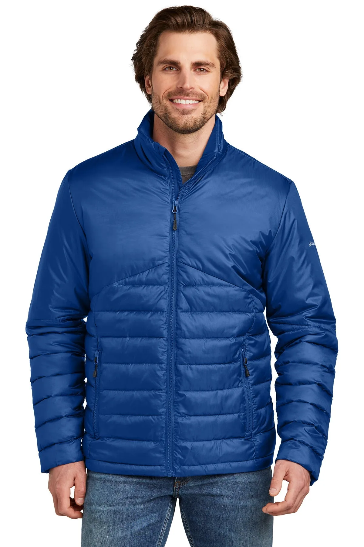 Eddie Bauer Custom Quilted Jackets, Cobalt Blue