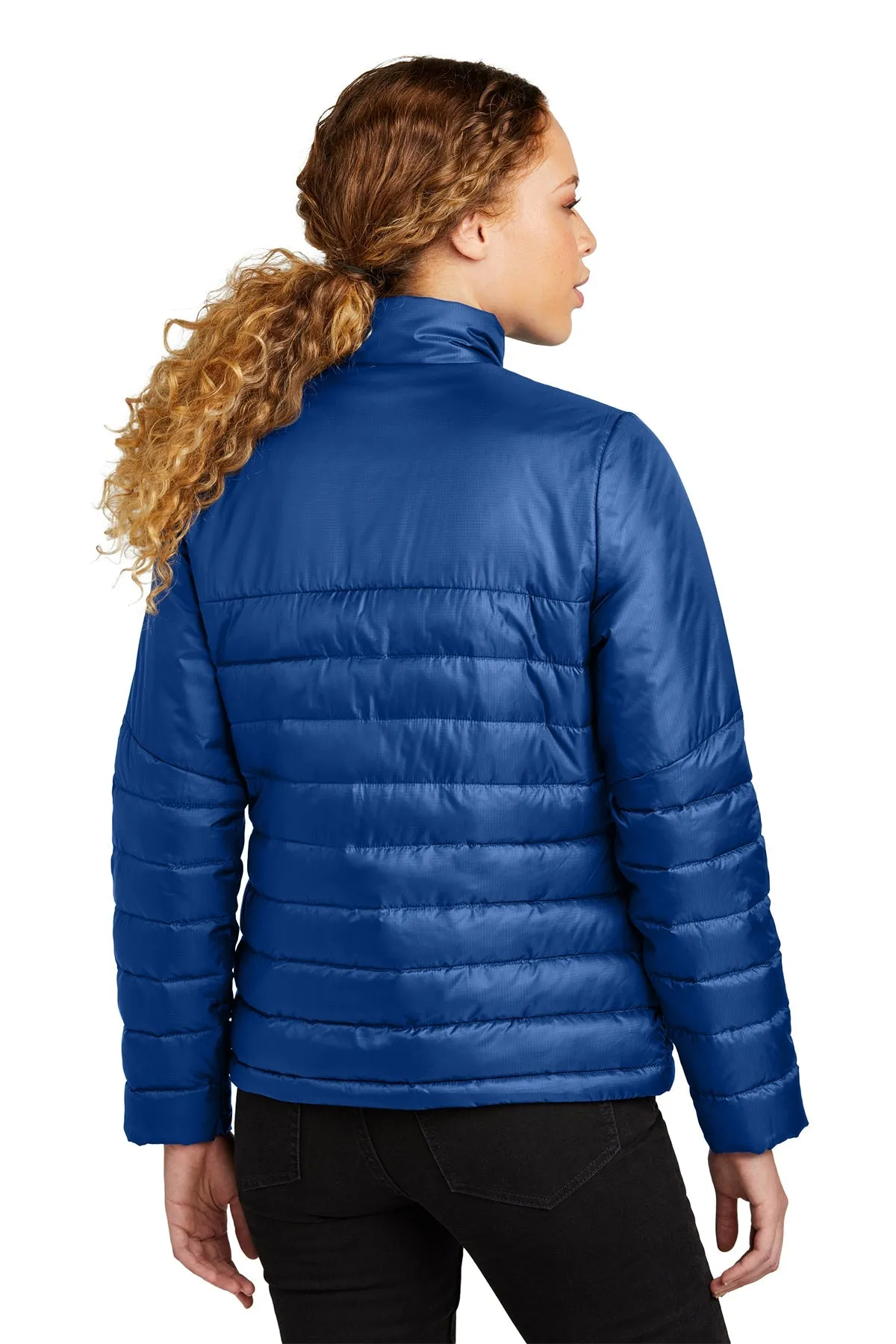 Eddie Bauer Ladies Custom Quilted Jackets, Cobalt Blue