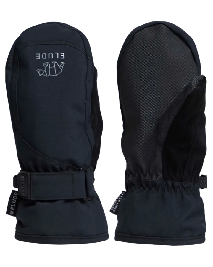 Elude Boys Icon Mittens - True Black - 2023