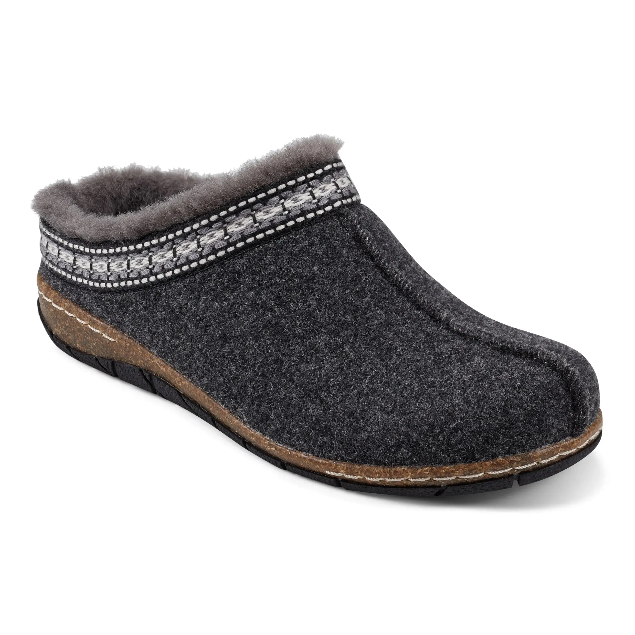 Elya Round Toe Casual Slip-on Flat Clogs