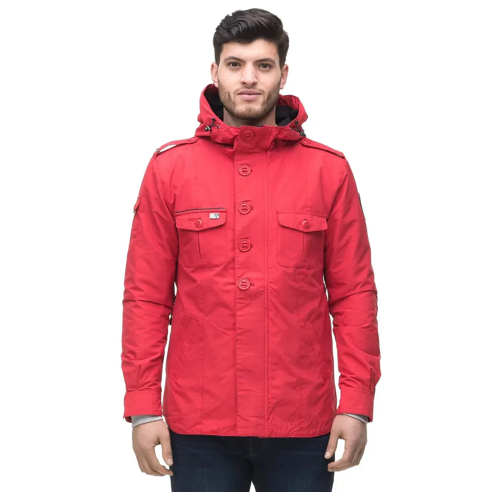 Fisherman Men's Shirt Jacket Red