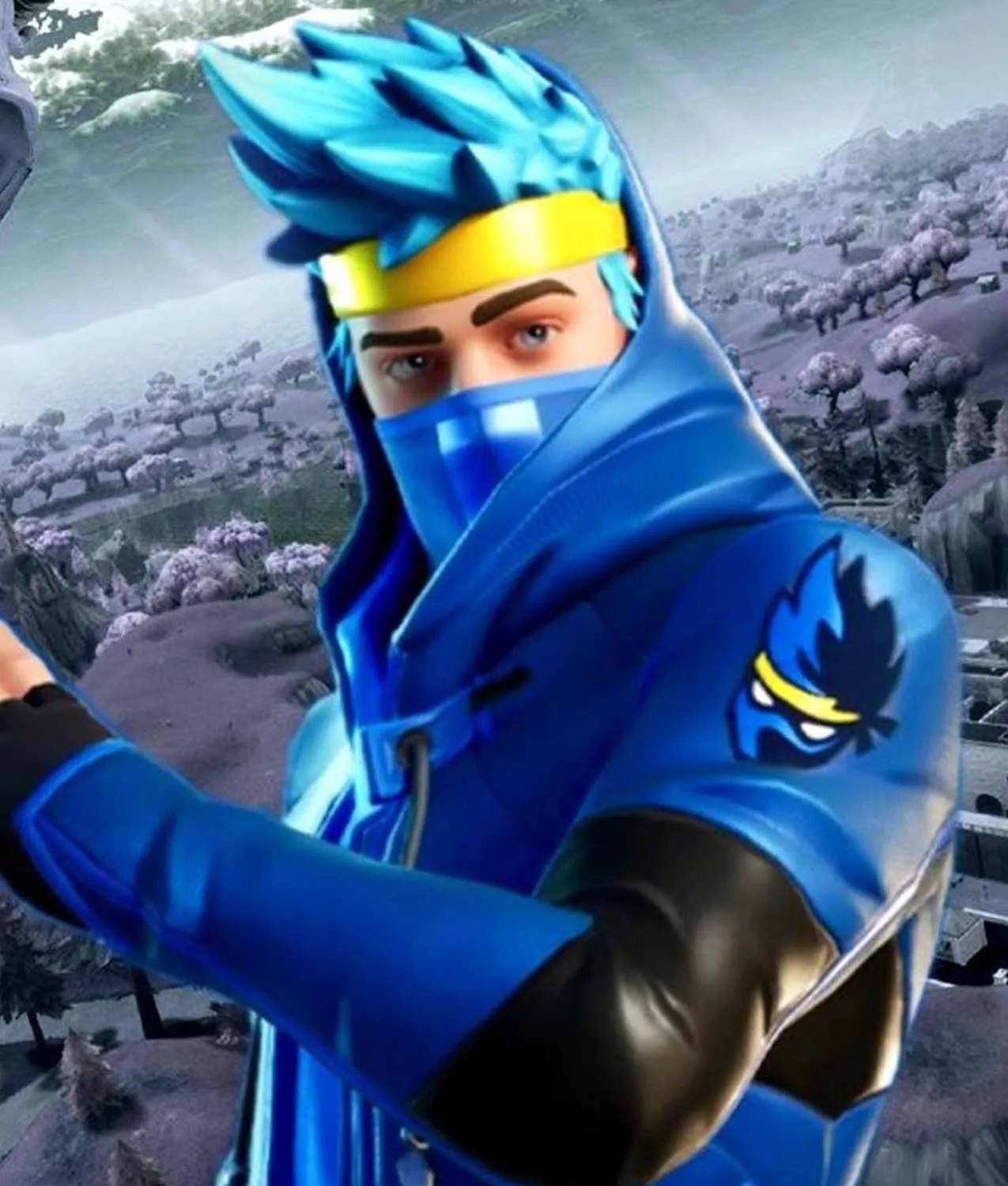 Fortnite Ninja Jacket | Ninja Blue Leather Jacket - Abbraci