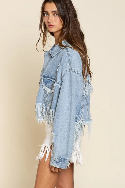 Fringe Boho Jacket (Plus Size)