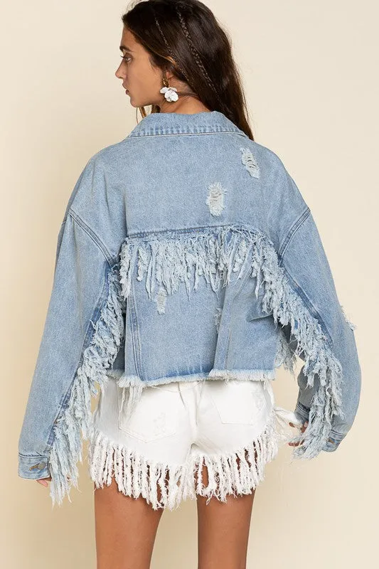 Fringe Boho Jacket (Plus Size)