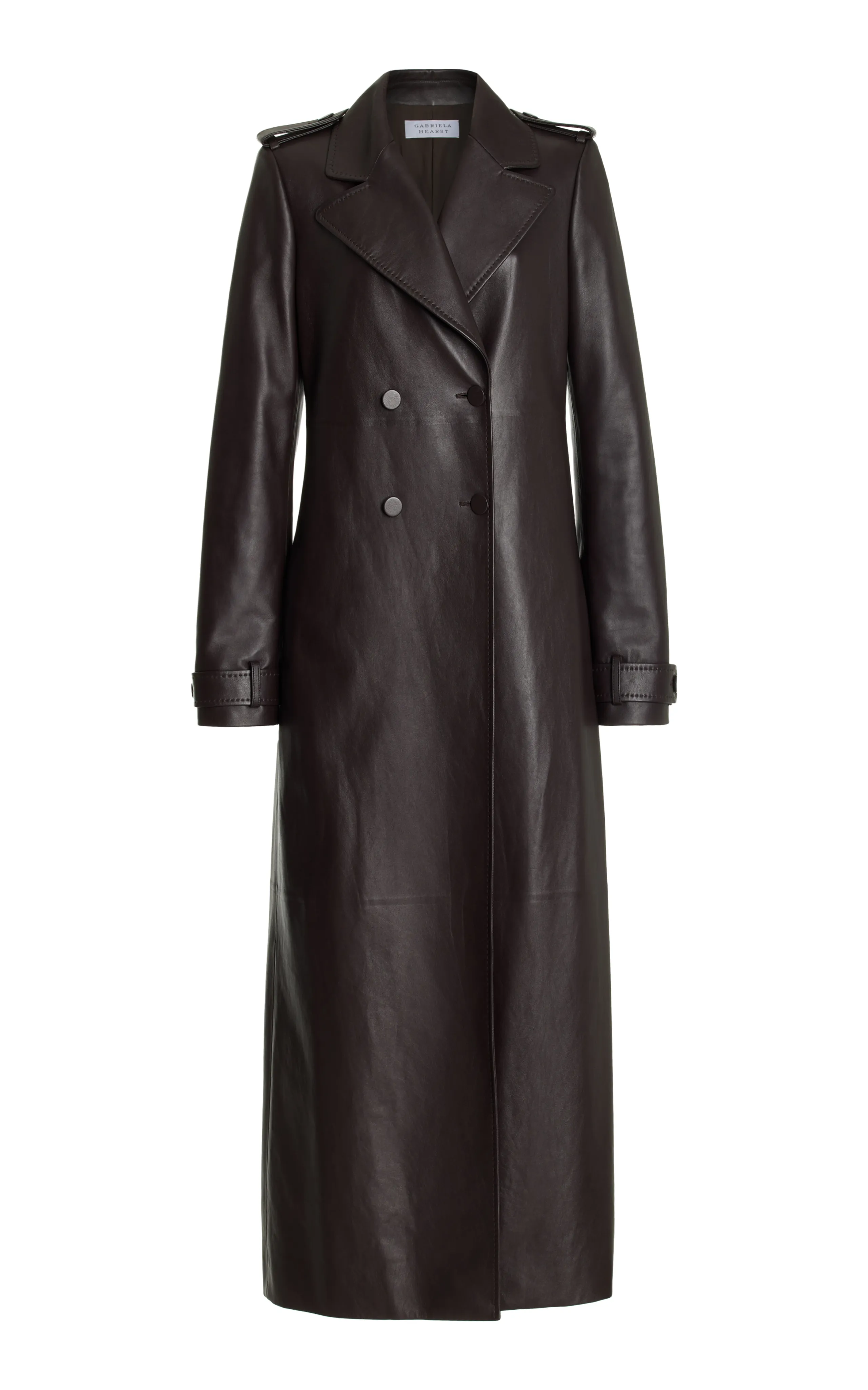 Gabriela Hearst Houstt Leather Coat