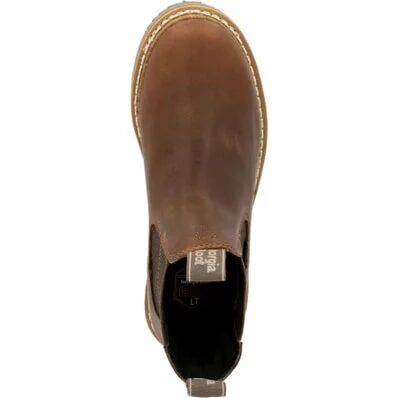 Georgia Women's Giant Revamp Chelsea Boot in Brown