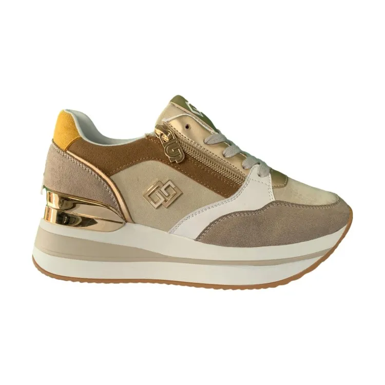 Gold & Gold GB836 Scarpe Donna Sneakers Beige