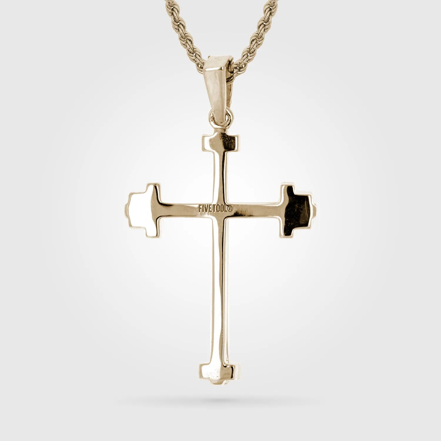 Gold Athlete's Cross